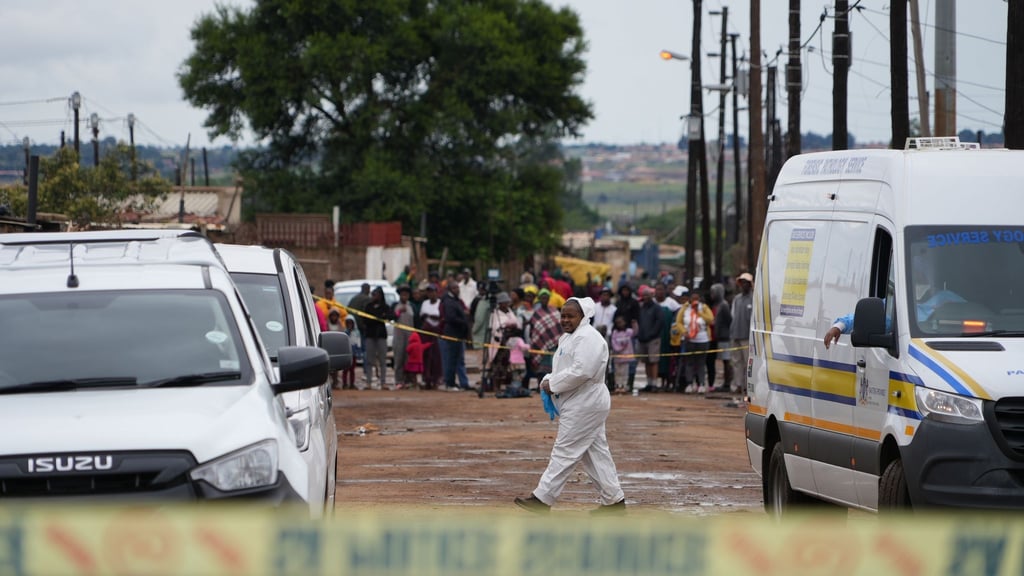 Die Tat geschah nachts im Township Bekkersdal bei Johannesburg.