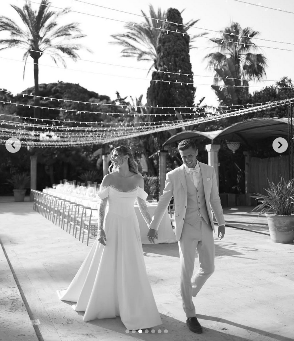 RB-Profi Christoph Baumgartner mit seiner Ehefrau Sandrine auf Mallorca