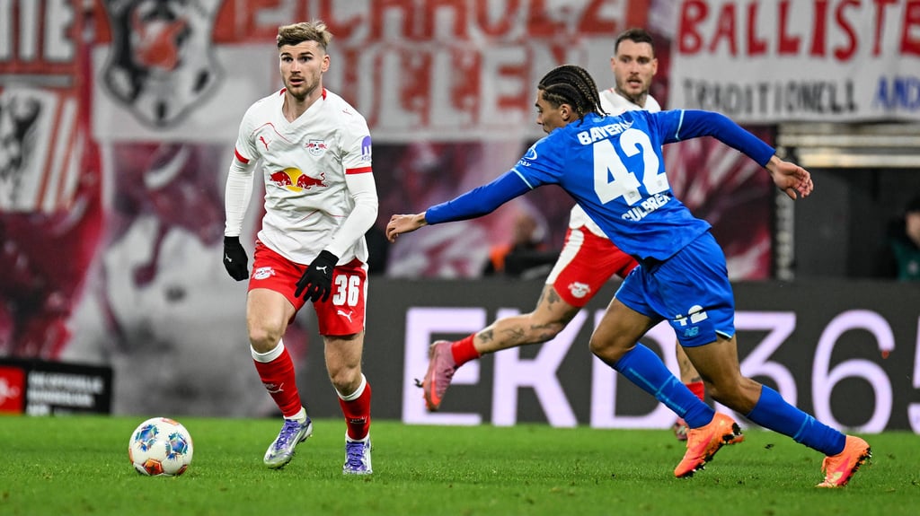 Letzter Akt im RB-Dress? Timo Werner gegen Bayer Leverkusen.