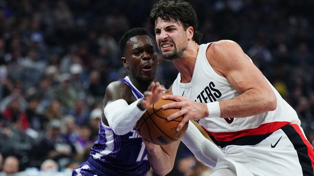 Dennis Schröder (links) konnte trotz seiner 21 Punkte die Niederlage der Sacramento Kings gegen die Portland Trail Blazers nicht verhindern.