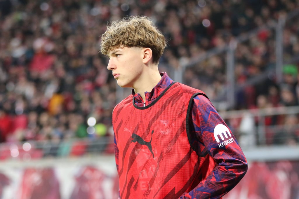 Benno Kaltefleiter feierte ein Debüt gegen Bayer Leverkusen.