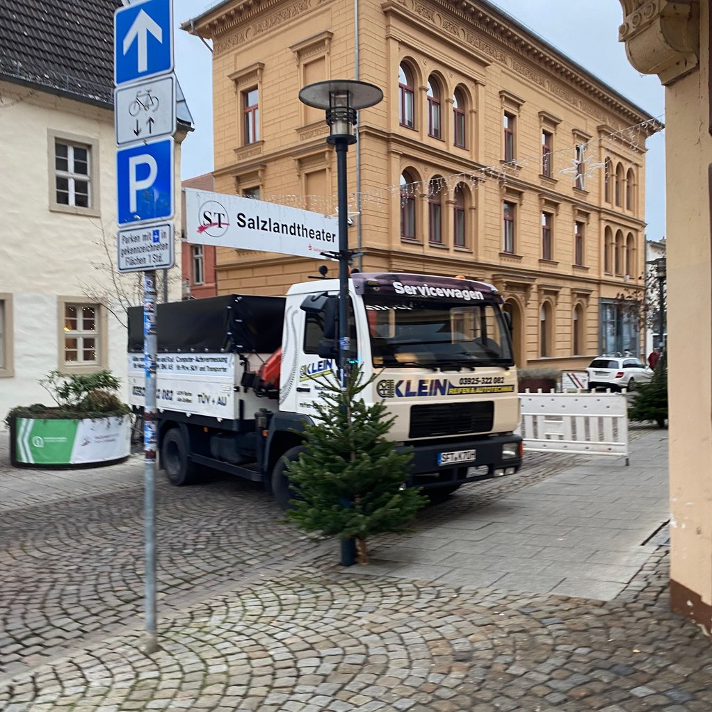 Einer der Lastkraftwagen.