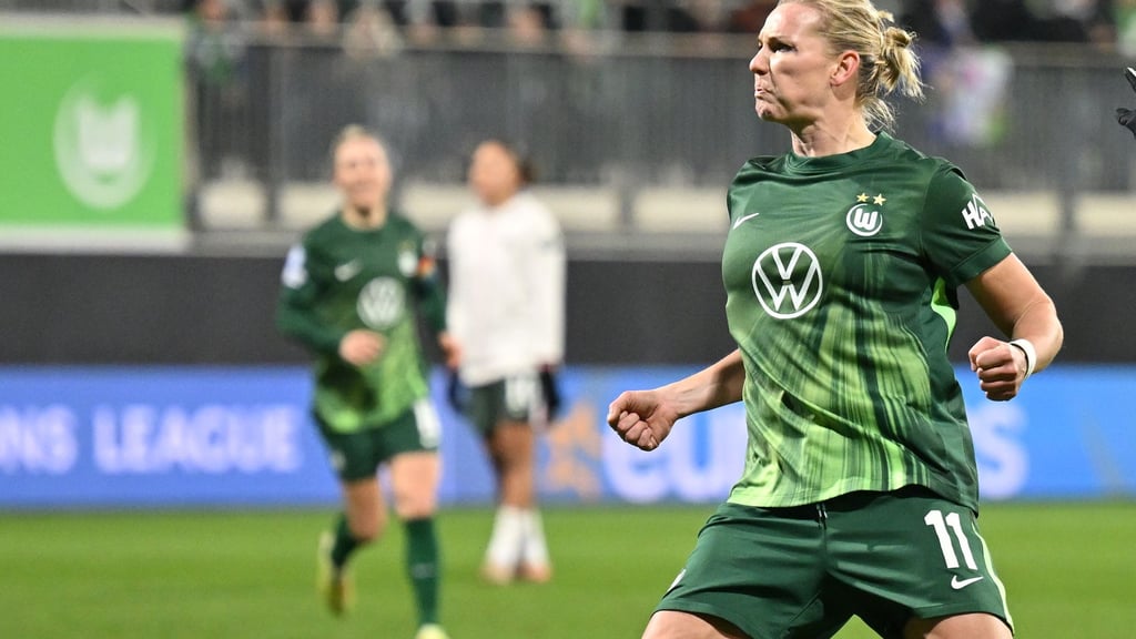 Alexandra Popp vom VfL Wolfsburg traf gegen den HSV doppelt. (Archivfoto).
