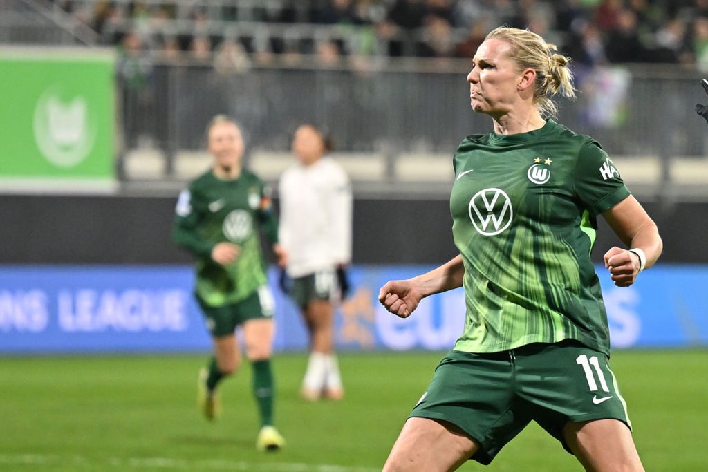 Alexandra Popp vom VfL Wolfsburg traf gegen den HSV doppelt. (Archivfoto).