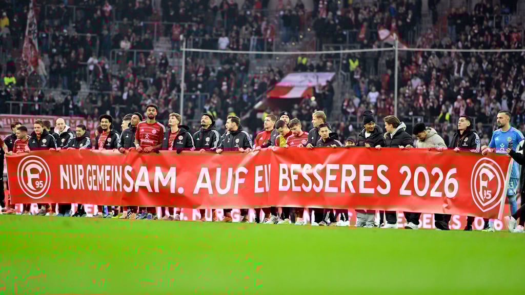 Hoffen auf ein besseres Jahr 2026: Die Spieler von Fortuna Düsseldorf haben enttäuschende Monate hinter sich.