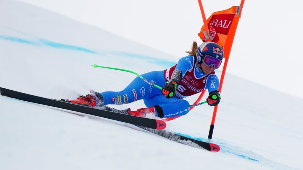 Sofia Goggia gewinnt den Super-G von Val d'Isère.