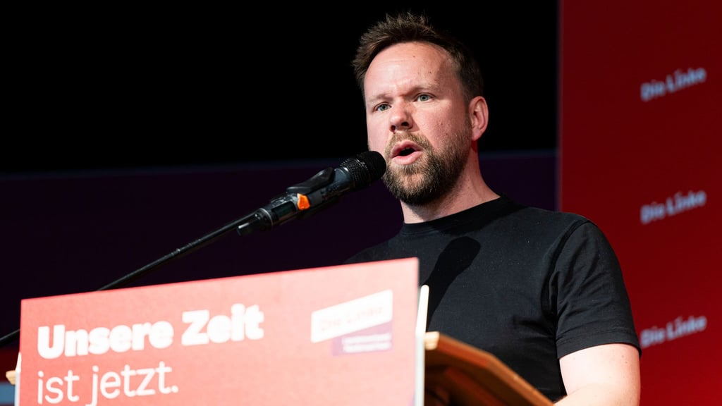 Wirft den anderen Parteien vor, die AfD zu kopieren: Linke-Landeschef Thorben Peters. (Archivbild)