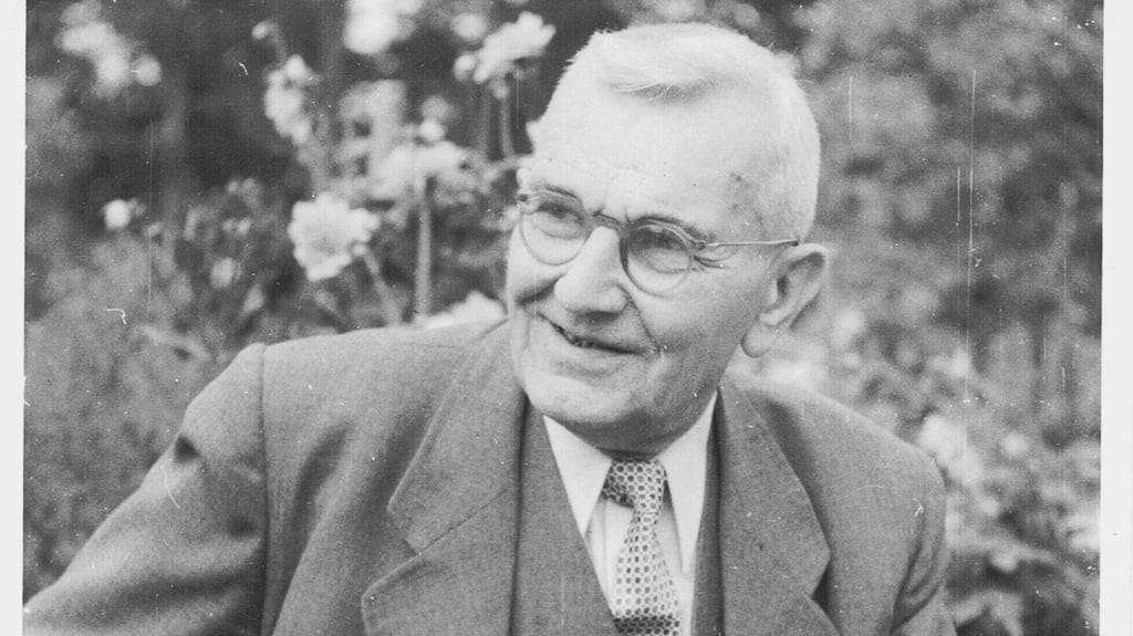 Karl Gutbier, hier in den 1950ern, war Lehrer, Kantor und Heimatforscher.