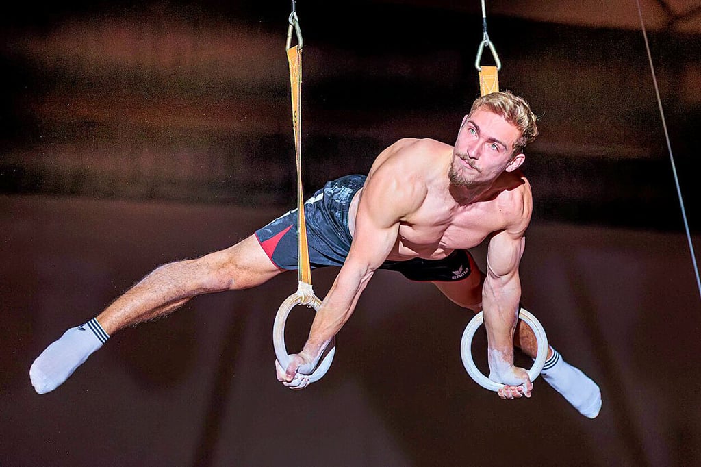 Kraftakt an den Ringen: Nick Klessing 