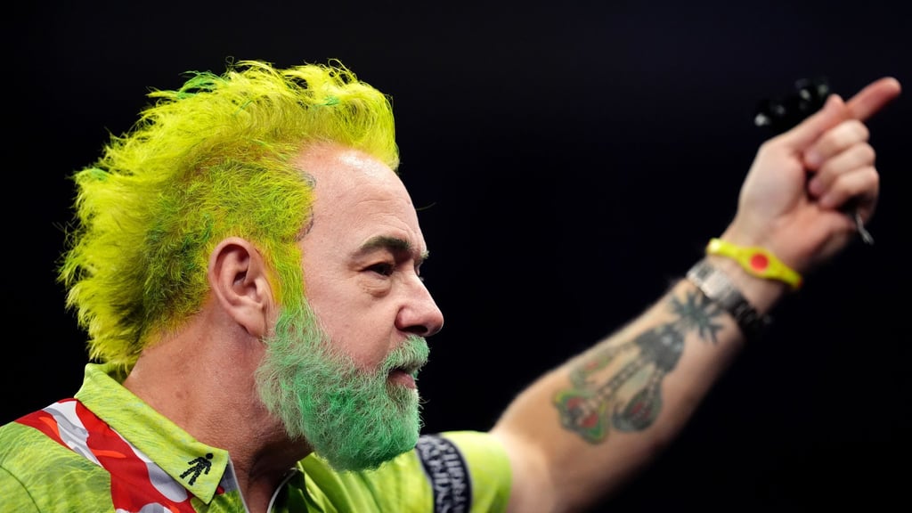 Einzigartiger Auftritt: Der zweimalige Weltmeister Peter Wright. (Archivbild)
