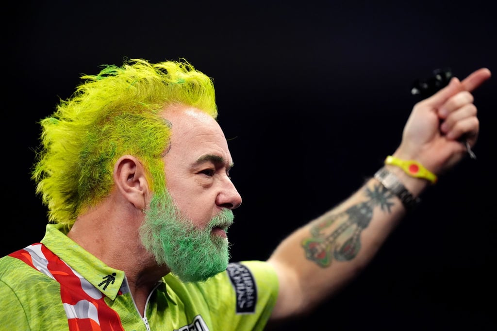 Einzigartiger Auftritt: Der zweimalige Weltmeister Peter Wright. (Archivbild)