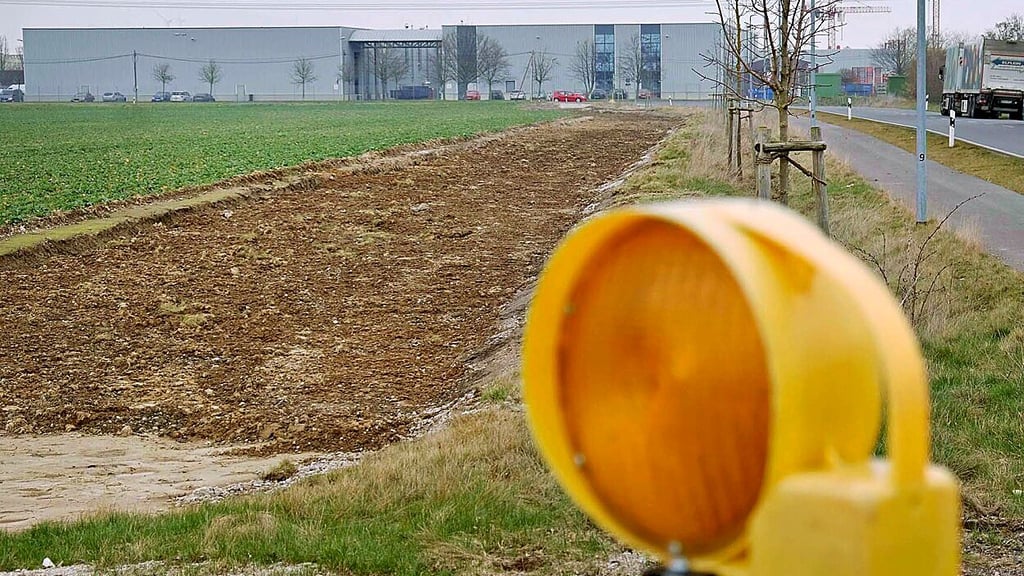 Landwirtschaftliche Fläche wird zum neuen Industriegebiet Brehna II.