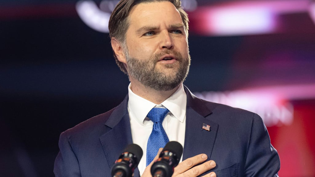 US-Vizepräsident JD Vance lobt die konservativen Errungenschaften der Regierung.