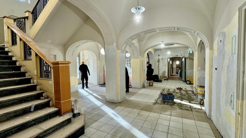 Noch wird im neuen Gesundheitsamt gearbeitet.