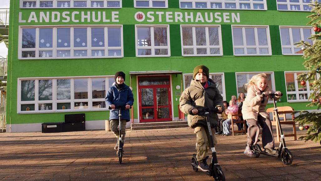 Hort-Kinder an der Landschule Osterhausen: Platz für alle, die Bedarf anmelden.