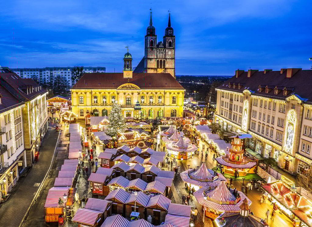 Weihnachtsmarkt Magdeburg – er hatte auch in diesem Jahr wieder seinen festen Platz am Alten Markt.