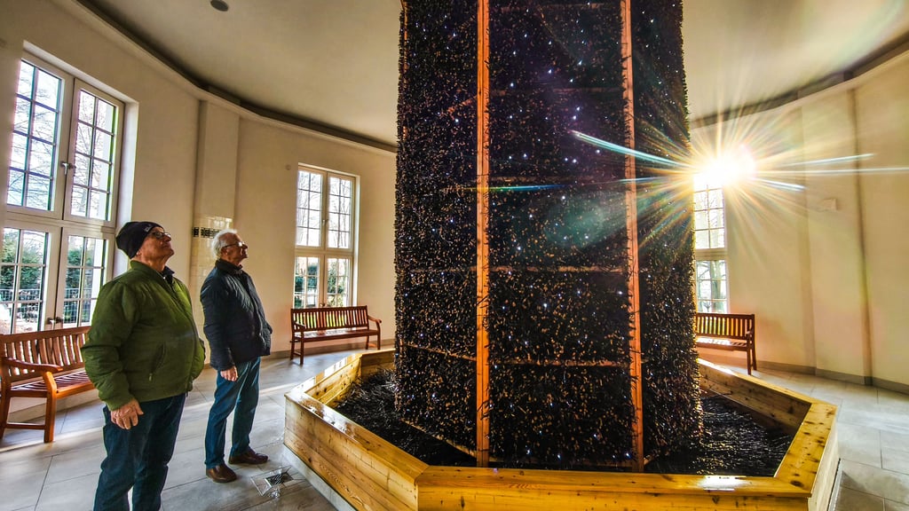 Aktuell können Besucher nur bei Führungen ins Kurmittelhaus und die Kaltinhalierhalle im Oktaeder.