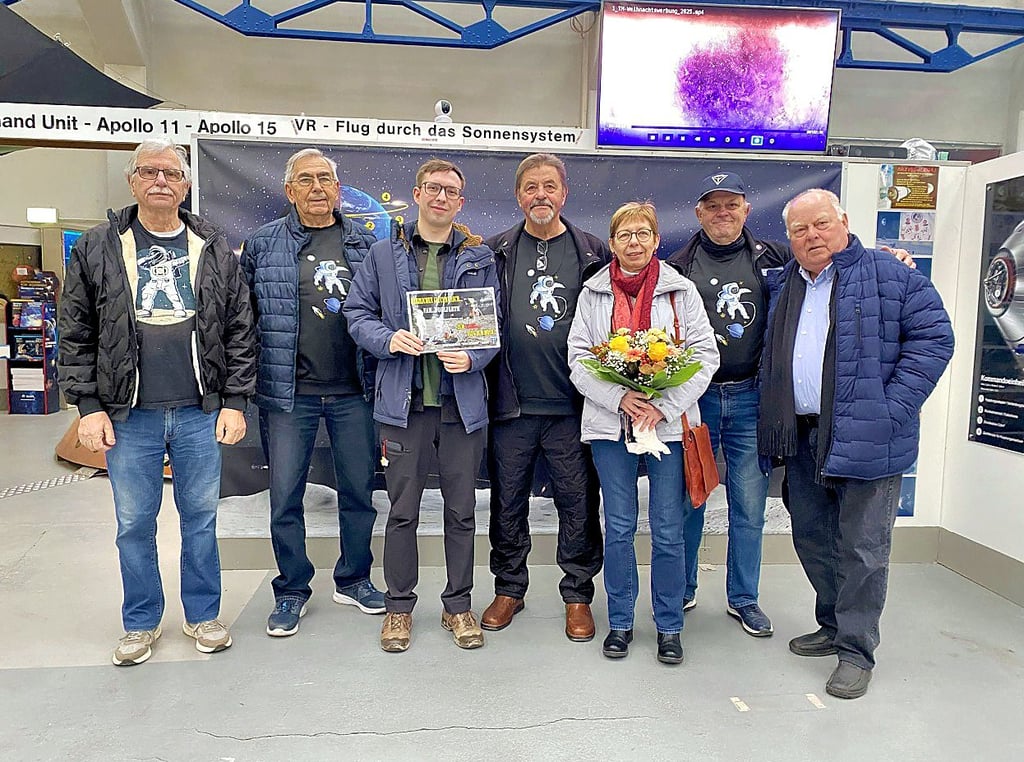 Katrin und Lukas Wohlfarth waren die 15.000. Besucher der VR-Videos.