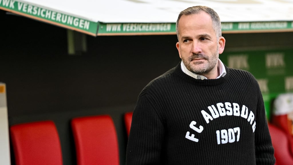 Manuel Baum soll bis zum Saisonende Trainer des FC Augsburg bleiben.