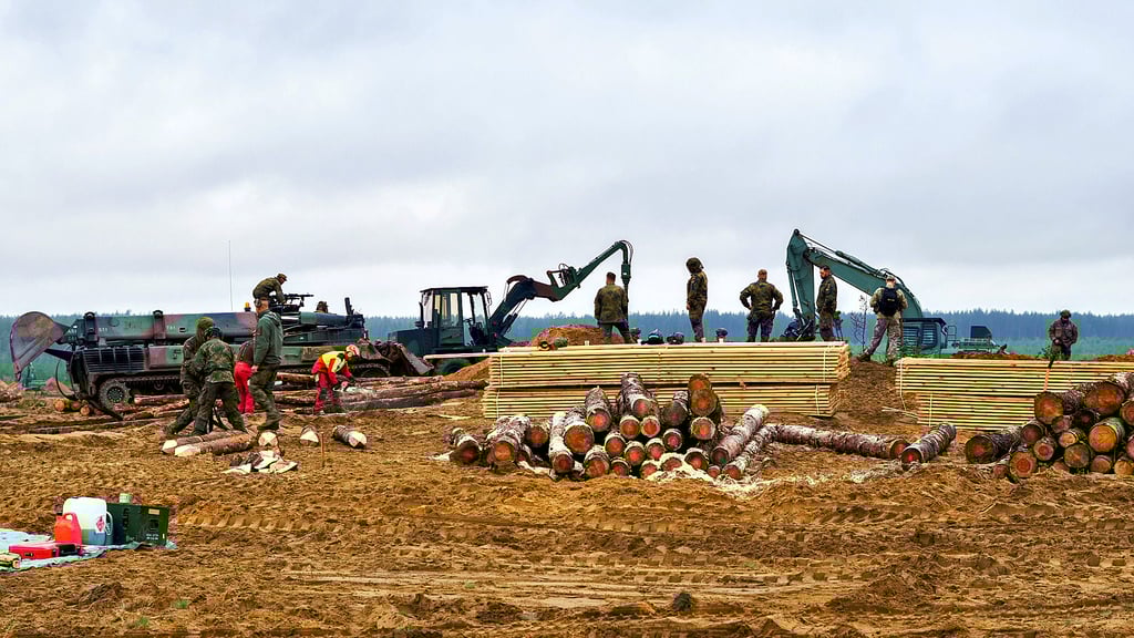 Baumaßnahmen und  Ausbildung werden von den Pionieren aus Havelberg im Einsatz in Litauen erledigt. Nun wächst die Vorfreude auf die Rückkehr, die für Ende Januar vorgesehen ist.