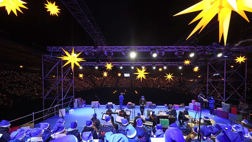 Weihnachtssingen 2025 in Magdeburg.