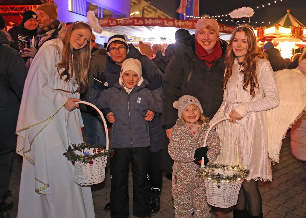 Weihnachtssingen 2025 in Magdeburg.