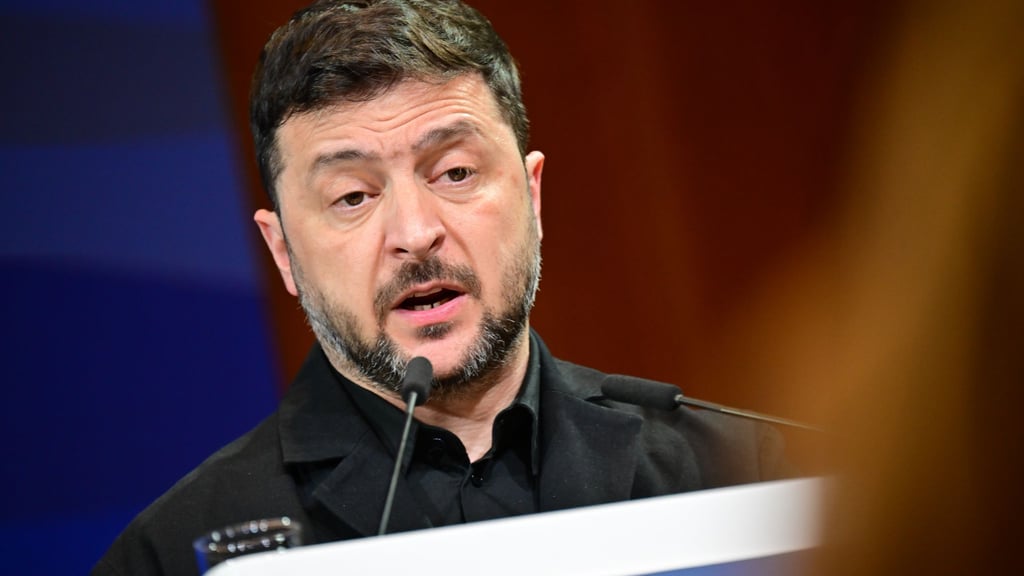 Der ukrainische Präsident Wolodymyr Selenskyj hat erstmals die bisherigen 20 Punkte für einen möglichen Friedensplan für sein Land dargelegt. (Archivbild)