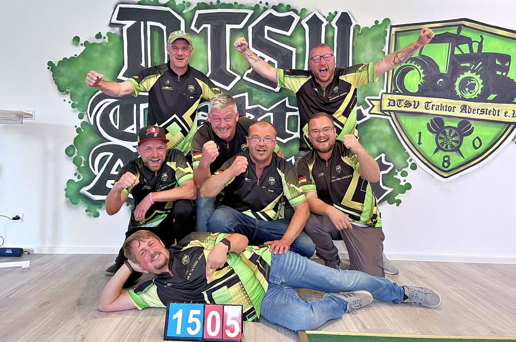Treffsicherheit ist ihr Anspruch: Die Herren von Traktor Aderstedt.