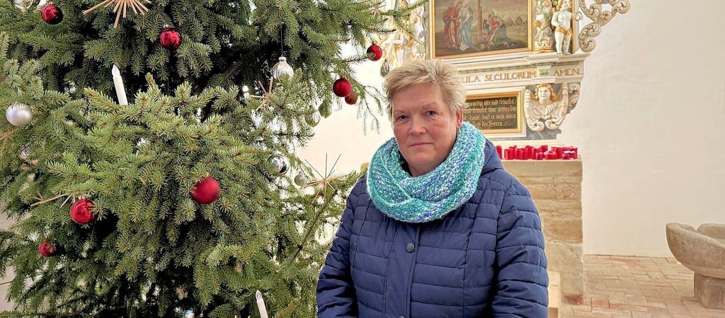 Angelika Hedel tut als Vorsitzende viel für ihre Gemeinde. Die Kirche ist für sie nicht nur an Weihnachten wichtig.