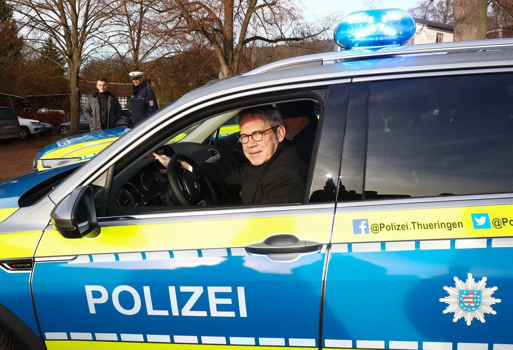 Für die Erneuerung und Ergänzung des Fuhrparks bei der Thüringer Polizei sind mehrere Millionen Euro im Doppelhaushalt eingestellt. (Archivbild)