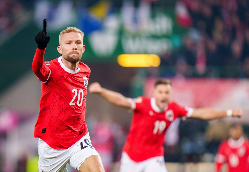 Ex-RB-Prodi Konrad Laimer (l.) wird erstmals Österreichs Fußballer des Jahres. Zweiter wird RB-Spieler Christoph Baumgartner.