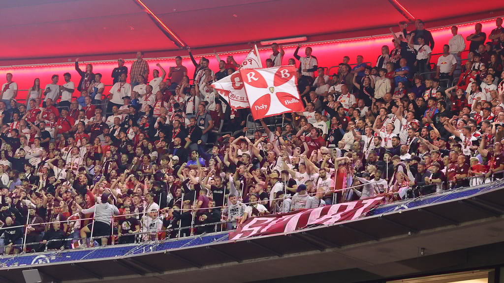 RB-Fans beim Auswärtsspiel gegen Bayern München.