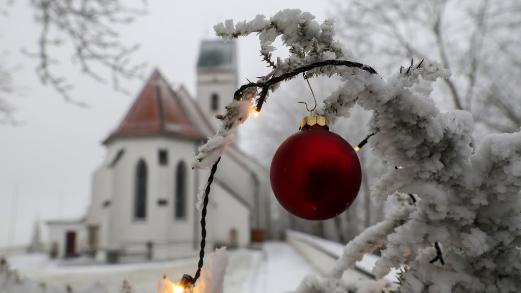 Nur wenige Menschen konnten Heiligabend im Schnee feiern.
