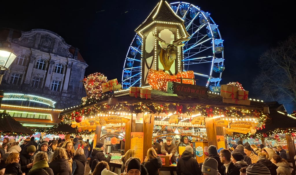 Der Weihnachtsmarkt in Magdeburg 2025.