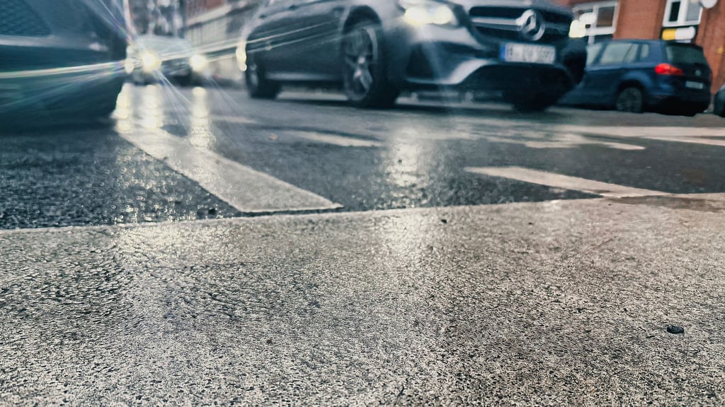 In Berlin gab es vermehrt Verkehrsunfälle wegen Glätte.