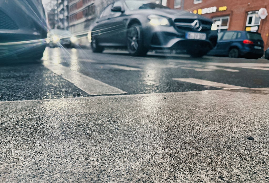 In Berlin gab es vermehrt Verkehrsunfälle wegen Glätte.