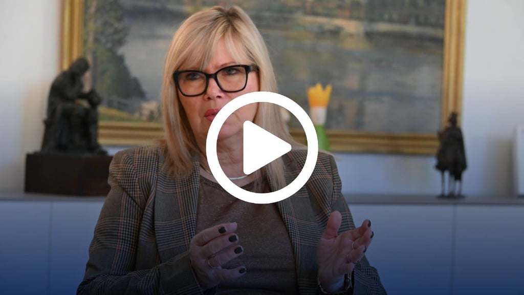 Im ersten Teil des großen Jahresinterviews spricht Oberbürgermeisterin Simone Borris über das Attentat und die Zukunft des Weihnachtsmarktes.