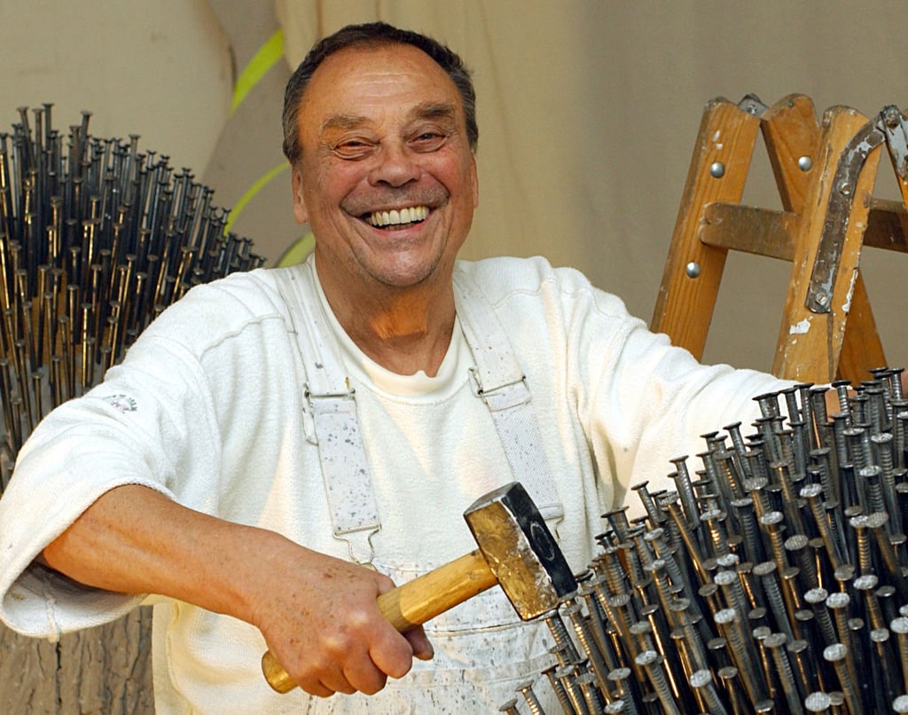 Der „Nagelkünstler“ Günther Uecker ist im Alter von 95 Jahren gestorben. (Archivbild)