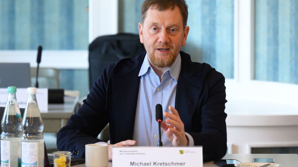 Michael Kretschmer (CDU), Ministerpräsident von Sachsen, fordert Wirtschaftswachstum zu priorisieren. (Archivbild)