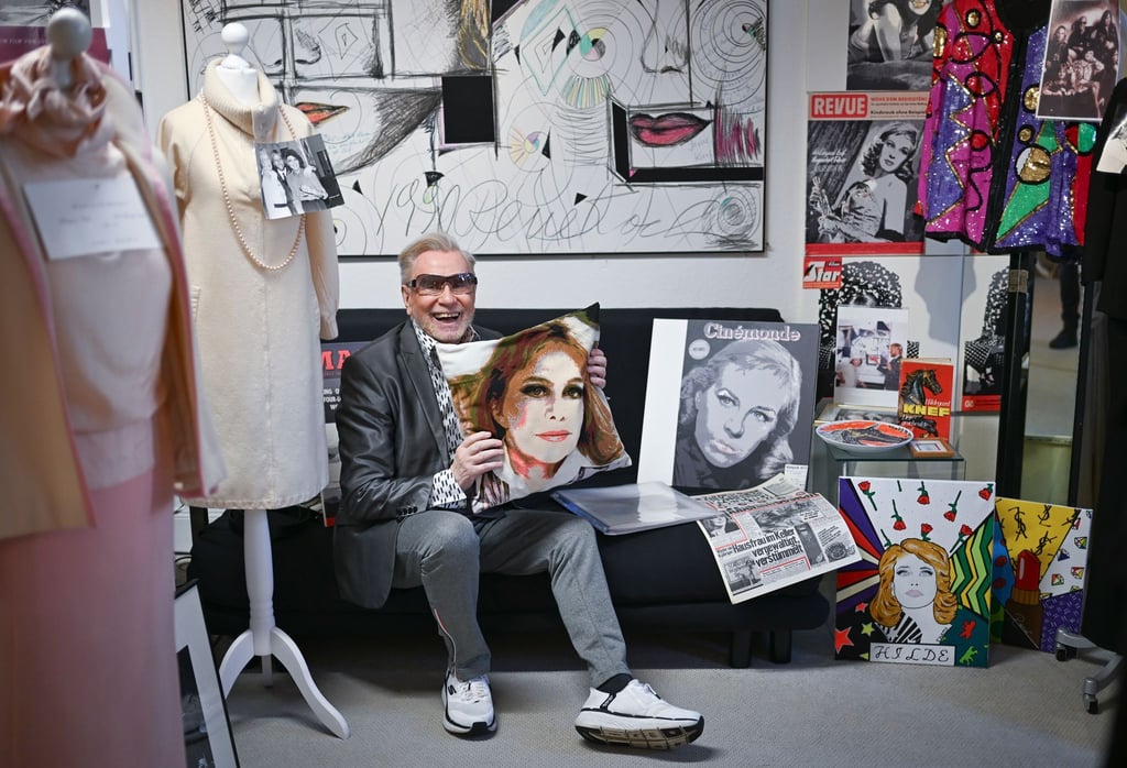 Ein kleiner Schrein: Visagist René Koch erinnert an seine Hilde.