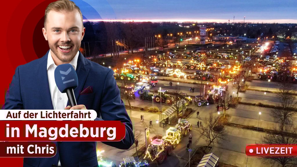 LIVEZEIT mit Chris auf der Lichterfahrt in Magdeburg – live am 01.01.2026.