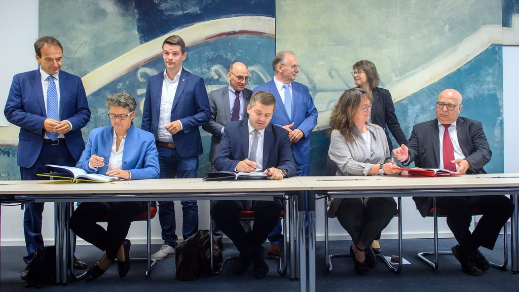 Vor etwas mehr als vier Jahren haben sich CDU, SPD und FDP in Sachsen-Anhalt auf eine Zusammenarbeit verständigt. (Archivbild)