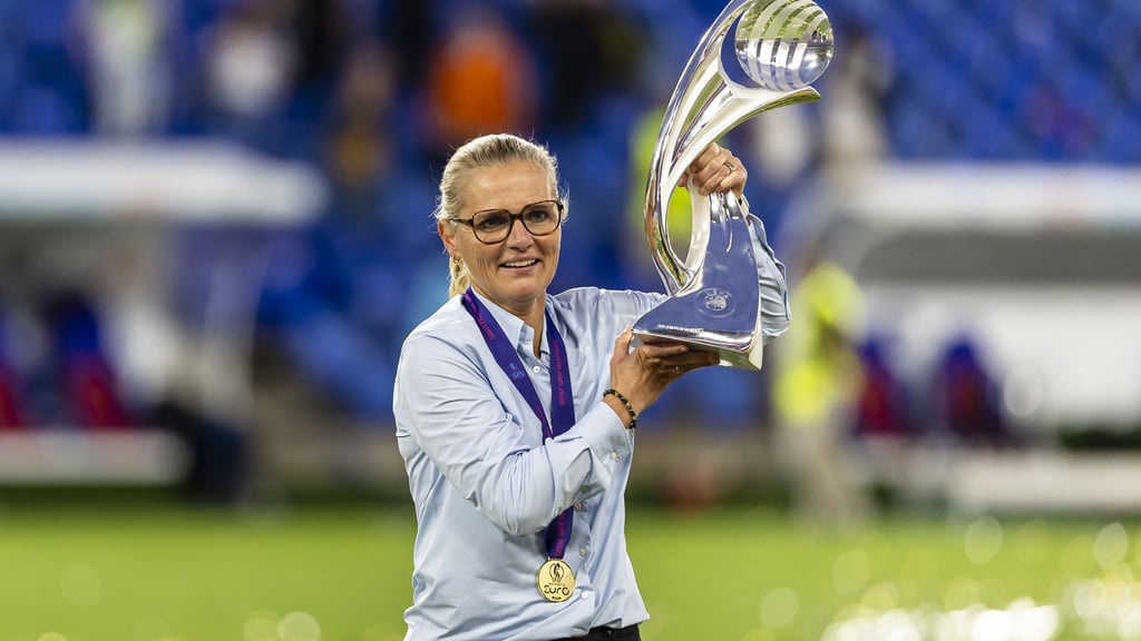 Sarina Wiegman feierte im Sommer den Titelgewinn bei der EM. (Archivbild)