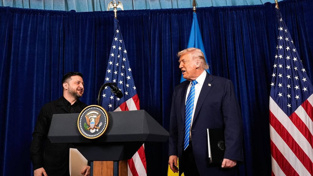 Laut US-Präsident Trump sind die Verhandlungen über einen Frieden in der Ukraine auf einem guten Weg. (Archivbild)