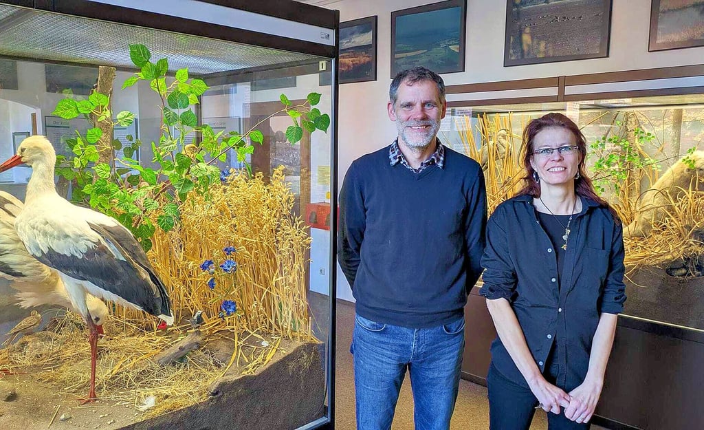 Sven Sachenbacher und Krisitn Otto haben große Pläne für das Kreismuseum in Bitterfeld. 