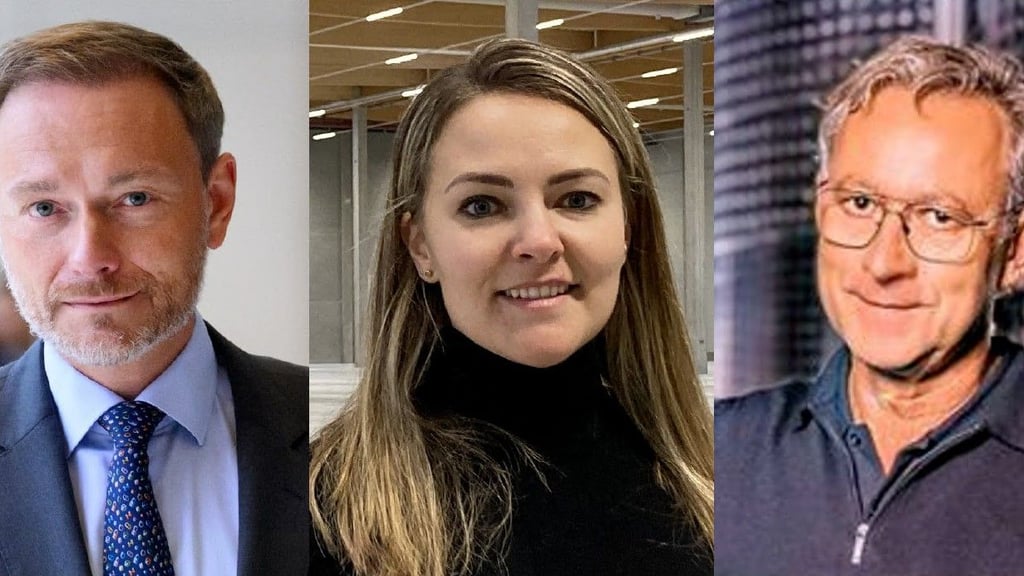 Diese drei sind aufgefallen: Der künftige Autoland-Vizechef Christian Lindner (links), die die Jobrad-Loop-Geschäftsführerin Nela Murauer und der Chef der Winzervereinigung Freyburg, Hartmut Schreiter, wollen die Region Leipzig/Halle voranbringen.