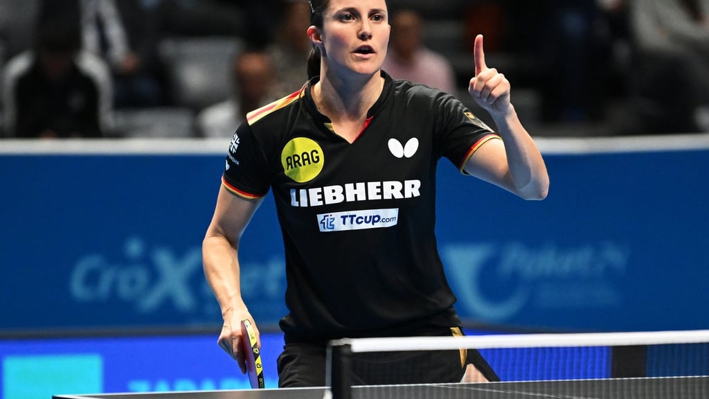 Europas Nummer eins: Tischtennis-Spielerin Sabine Winter.