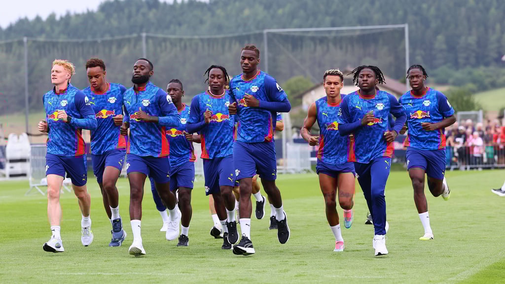 Vorbereitung auf die Rückrunde: RB Leipzig im Trainingslager.
