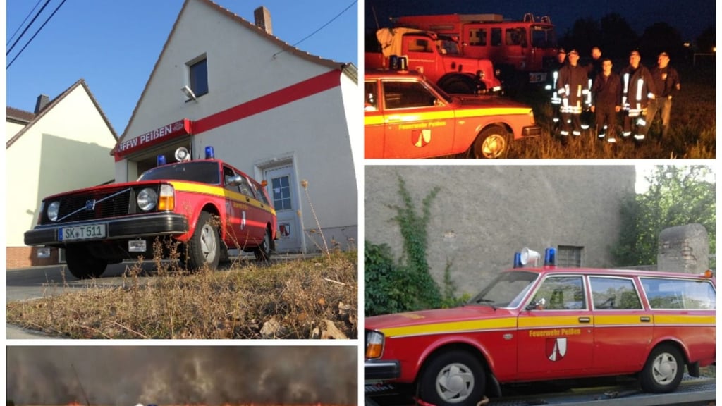 Mehrere Jahrzehnte war der Volvo für die Ortsfeuerwehr in Peißen im Dienst.