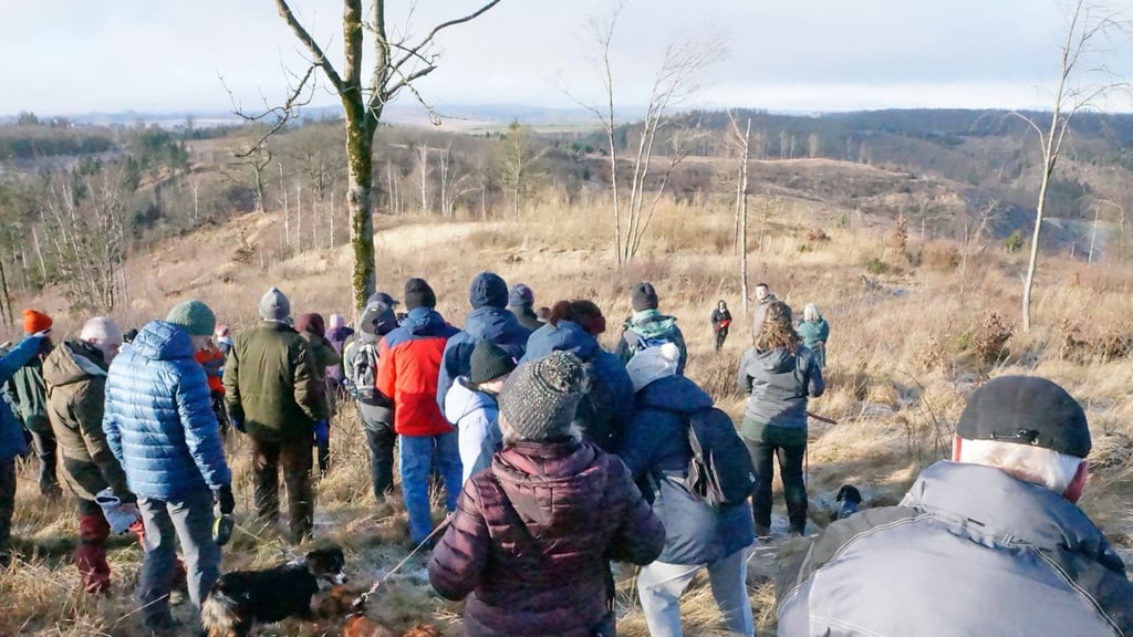 Die Silvesterwanderung - hier ein Bild aus dem Jahr 2024 - hat Tradition in Neudorf. Zum 31. Mal findet sie jetzt statt. 